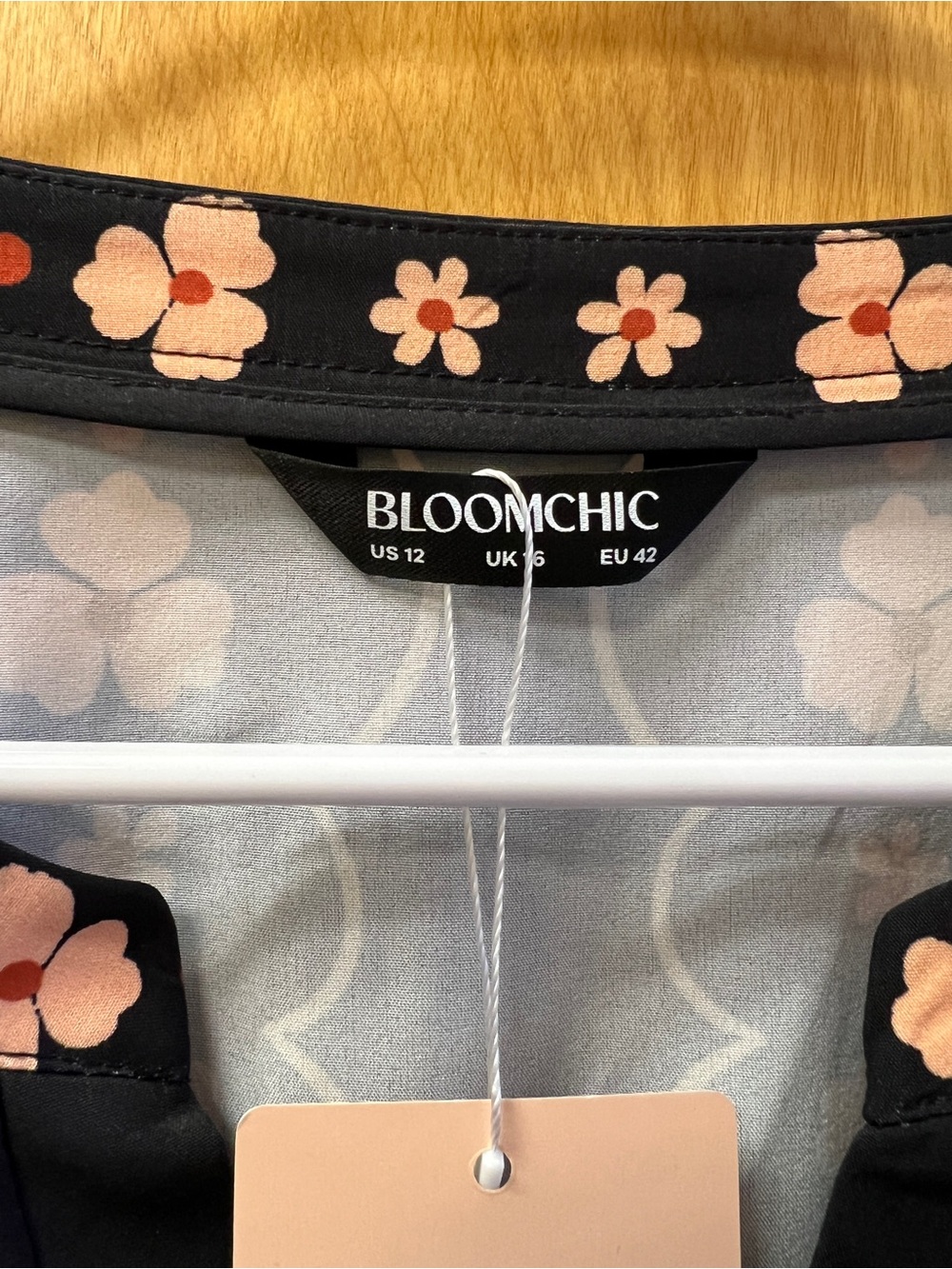 BloomChic Black Floral Midi Dress with Multicolor Print - Picture 4 of 11